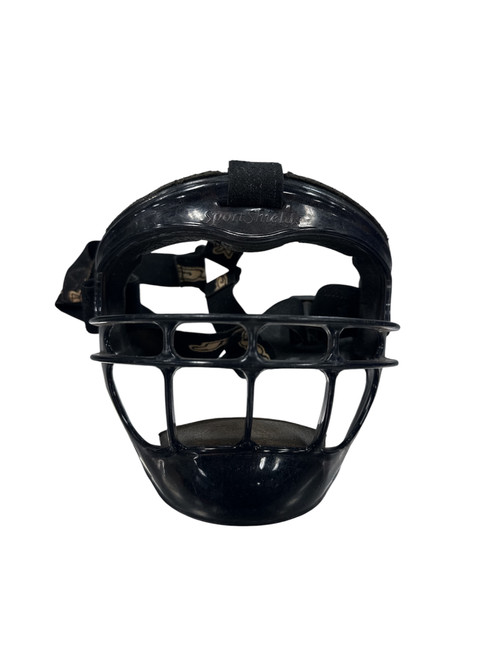 Vist Large View of Product Image Which is Used Demarini FACE MASK BB/SB Fielders Mask Black One Size