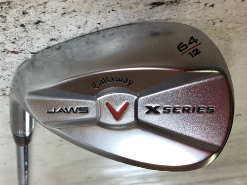 Vist Large View of Product Image Which is Used Callaway JAWS X SERIES Golf Wedge Mens LH 64 Degree