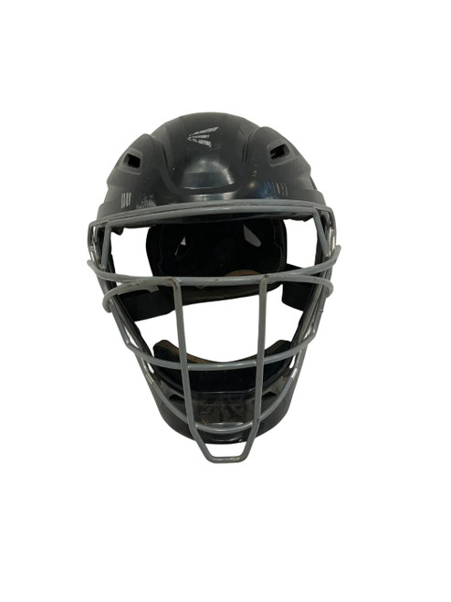 Vist Large View of Product Image Which is Used Easton Gametime Adult Catchers Helmet w/Mask Black 