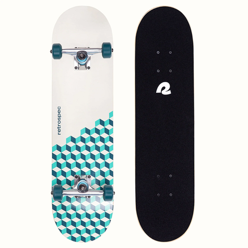 Vist Large View of Product Image Which is New Retrospec Alameda Complete Skateboard- 7.5" Marine Isometric
