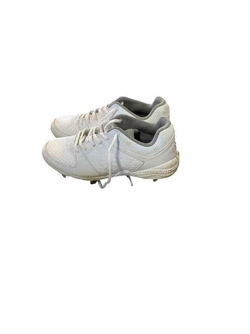 Vist Large View of Product Image Which is Used RIP-IT METAL CLEAT BB/SB Cleats White Youth 07.0