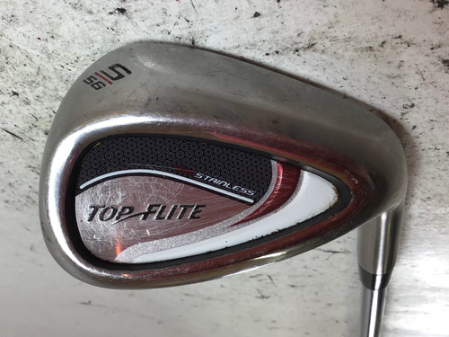 Vist Large View of Product Image Which is Used Top Flite 431 STAINLESS Golf Wedge Mens RH Sand Wedge