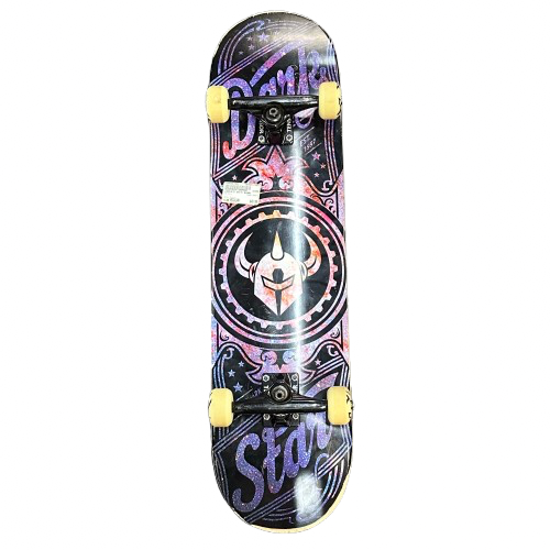 Vist Large View of Product Image Which is Used DarkStar COSMIC Complete Skateboard Purple Regular