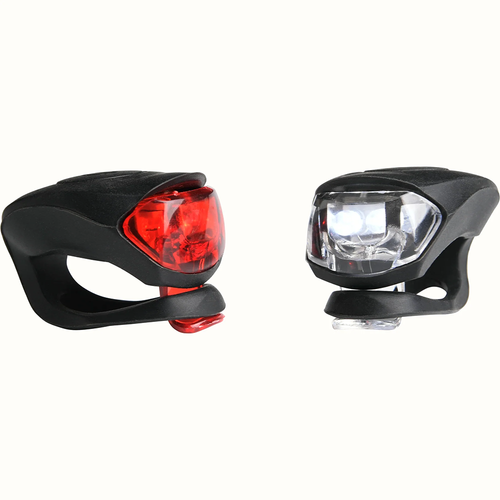 Vist Large View of Product Image Which is New Retrospec Gleam 2-Piece Bike Light Kit
