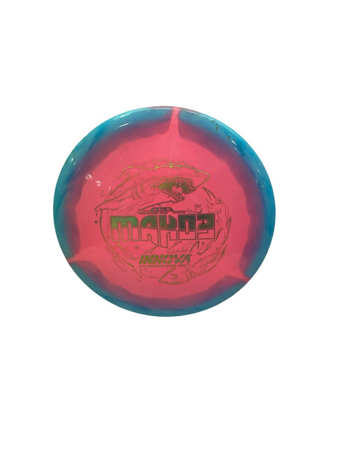 Vist Large View of Product Image Which is Used Innova HALO MAKO 3 Disc Golf Mid Range Pink