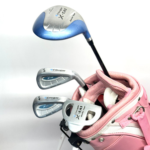 Vist Large View of Product Image Which is Used Cougar Golf X-Cat 9-12 Junior Golf Set With Bag (5 piece)