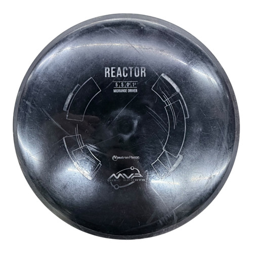 Vist Large View of Product Image Which is Used MVP REACTOR Disc Golf Mid Range Black 180g