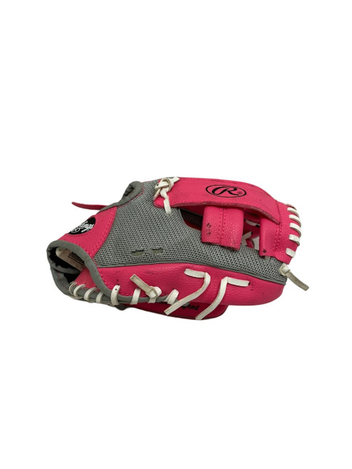 Vist Large View of Product Image Which is Used Rawlings Players Series 9* T-ball Pink Glove