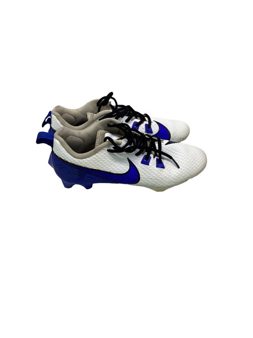 Vist Large View of Product Image Which is Used Nike Adult FB Cleats Royal Blue And White Senior 9