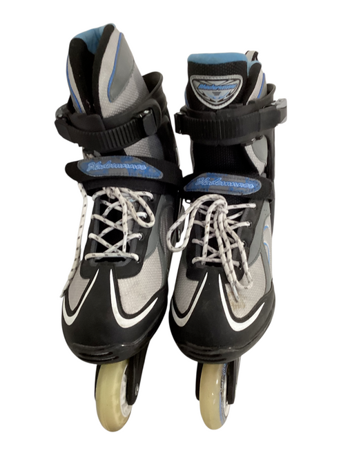 Vist Large View of Product Image Which is Used Bladerunner PRO 80 Senior Rec Fitness Skates White 
