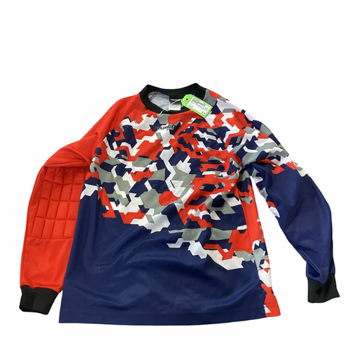 Vist Large View of Product Image Which is Used Reusch GOALKEEPER TOP Soccer Goalie Top Yth Red LG