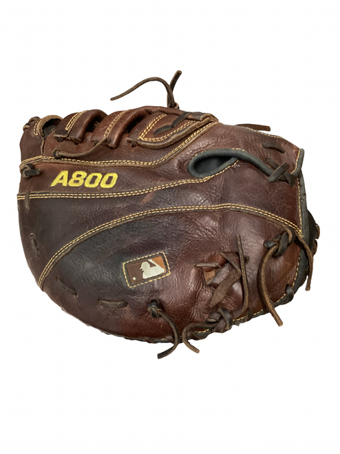 Vist Large View of Product Image Which is Used Wilson A800 BB/SB First Base RH Throw Brown 12"