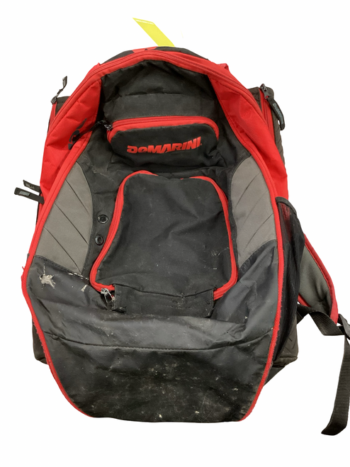 Vist Large View of Product Image Which is Used Demarini BAT BACKPACK BB/SB Player Backpack Black And Red
