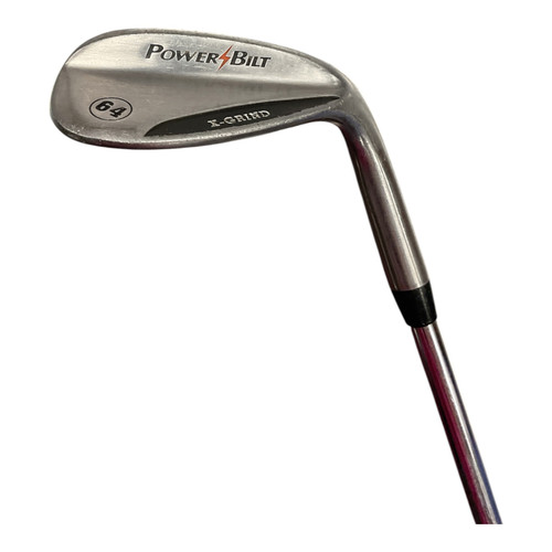 Vist Large View of Product Image Which is Used Powerbilt X-GRIND Golf Wedge Mens RH 64 Degree