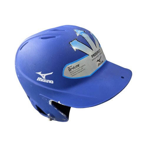 Vist Large View of Product Image Which is Used Mizuno BATTING HELMET 6 - 6 3/4 Batting Helmet No Mask Royal Blue One Size