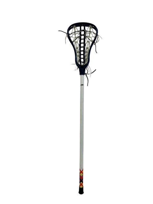 Vist Large View of Product Image Which is Used DeBeer NV3/FLX325 SHAFT Womens Complete Lacrosse Stick White