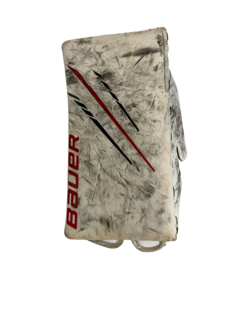 Vist Large View of Product Image Which is Used Bauer HYPERLITE Senior Goalie Blocker White