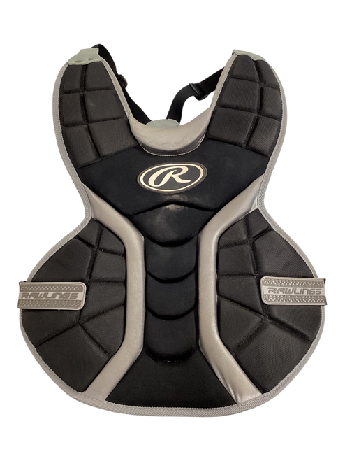 Vist Large View of Product Image Which is Used Rawlings CHEST PROTECTOR Catchers Chest Protector Black 