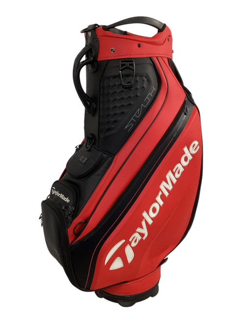 Vist Large View of Product Image Which is Used Taylormade STEALTH Mens Cart Bag Red