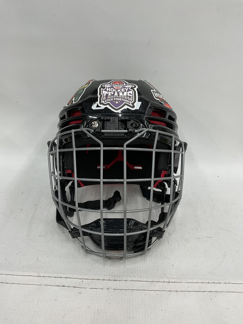 Vist Large View of Product Image Which is Used CCM TACKS 70 HELMET Helmet Cage Combo Black SM