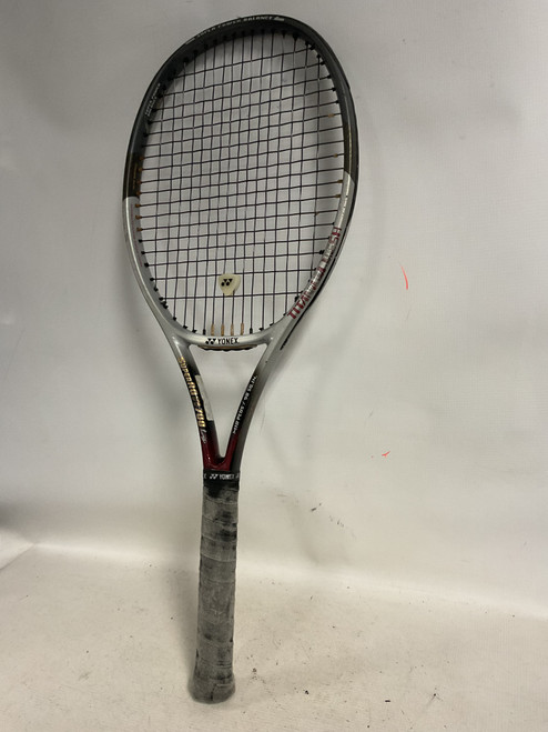 Vist Large View of Product Image Which is Used Yonex SUPER RQ TI 700 LONG Adult Tennis Racquet Silver Unknown