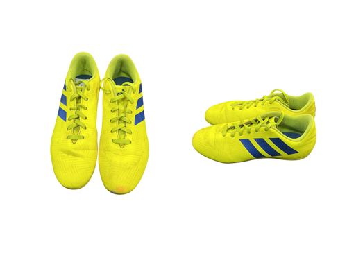 Vist Large View of Product Image Which is Used Adidas Soccer Cleats Yellow Junior 03