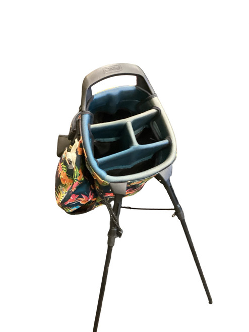 Vist Large View of Product Image Which is Used Ping SAFARI STAND BAG Womens Stand Bag White And Pink