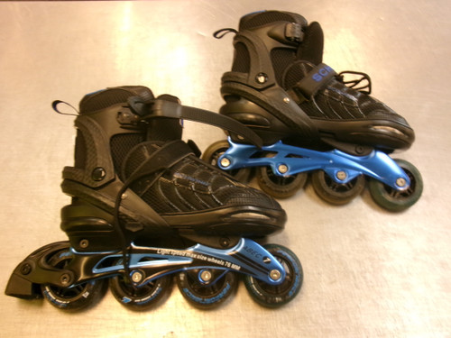 Vist Large View of Product Image Which is Used Schwinn ADJ 8-9.5 Senior Rec Fitness Skates Black Adjustable
