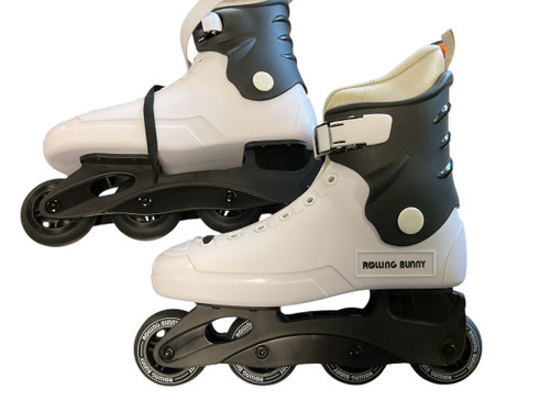 Vist Large View of Product Image Which is ROLLINGBUNNY INLINE SKATES Senior Rec Fitness Skates Black Senior 9