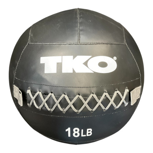 Vist Large View of Product Image Which is Used Medicine Ball Black 18 lb