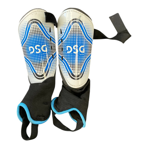 Vist Large View of Product Image Which is Used Soccer Shin Guards Youth White LG