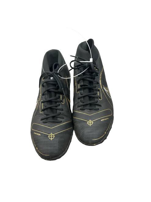 Vist Large View of Product Image Which is Used Nike Soccer Indoor Shoes Black Senior 10.5