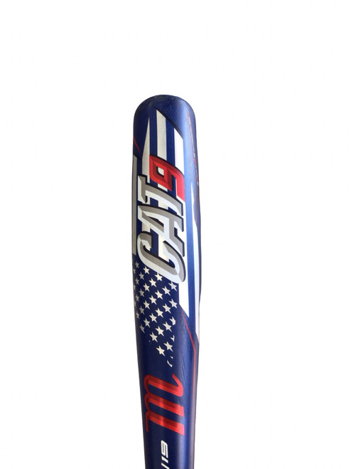 Vist Large View of Product Image Which is Used Marucci CAT 9 AZR ALLOY BB/SB USSSA 2 3/4 Bat 29"