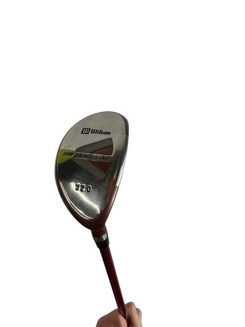 Vist Large View of Product Image Which is Used Wilson FIRING LINE 22 Mens Fairway Wood RH Maroon 7 Wood