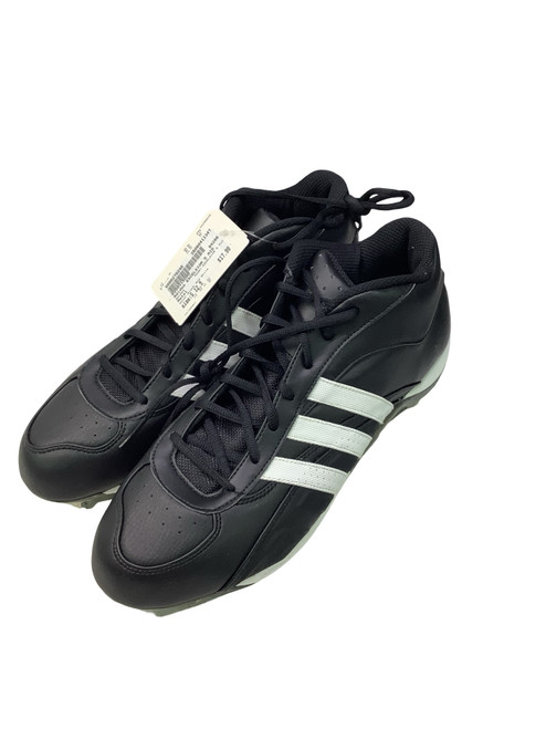 Vist Large View of Product Image Which is Used Adidas EXCELSIOR 5 MID BB/SB Cleats Black And White Senior 12.5