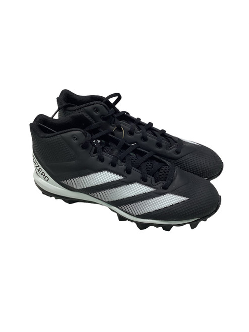 Vist Large View of Product Image Which is Used Adidas IMPACT Adult FB Cleats Black And White Senior 6.5