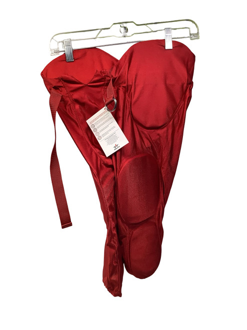 Vist Large View of Product Image Which is Used Alleson RED INTEGRATED FB PANTS Youth FB Integrated Pants Red SM