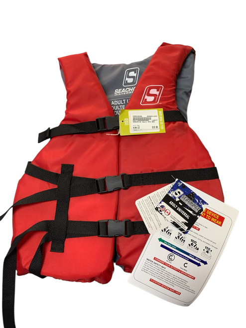 Vist Large View of Product Image Which is Used Adult PFD Red LG