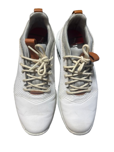 Vist Large View of Product Image Which is Used Puma IGNITE JNR SZ 5.0 Jr Golf Shoes White Junior 05