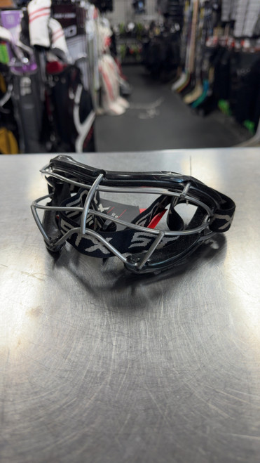 Vist Large View of Product Image Which is Used STX 4 SIGHT PLUS S Lacrosse Facial Protect Black Senior