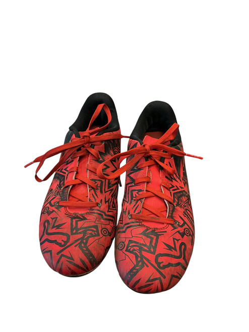 Vist Large View of Product Image Which is Used Puma Soccer Indoor Shoes Red Junior 05.5