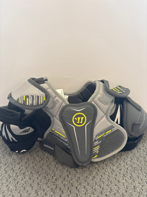 Vist Large View of Product Image Which is Used Warrior FATBOY NEXT S/P Lacrosse Shoulder Pads None XS