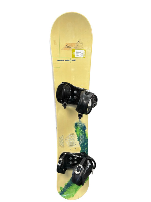 Vist Large View of Product Image Which is Used Avalanche SPECIAL Mens Board/Bindings Yellow 152 cm