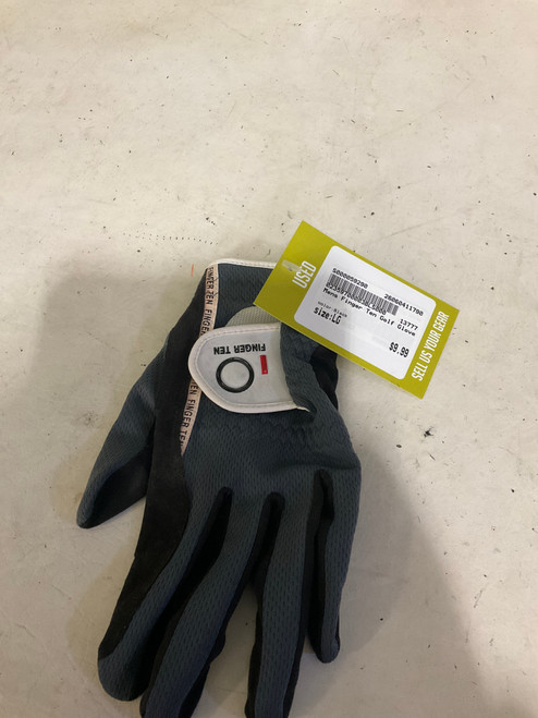 Vist Large View of Product Image Which is Used Mens Golf Glove Black LG