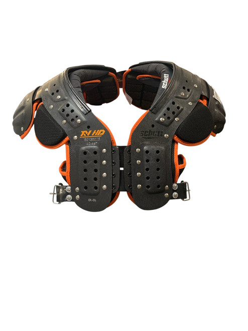 Vist Large View of Product Image Which is Used Schutt XV HD LARGE SHOULDER PADS FB Shoulder Pads Black LG