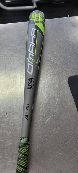 Vist Large View of Product Image Which is Used Louisville Slugger OMAHA 5 BB/SB USA 2 5/8 Bat 28"