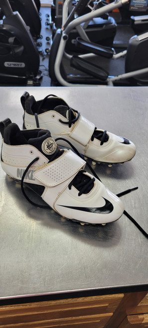 Vist Large View of Product Image Which is Used Nike Adult FB Cleats White Senior 11
