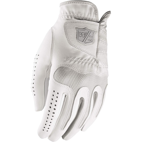 Vist Large View of Product Image Which is Wilson GripSoft Ladies Golf Glove,  Left Hand, Large, White