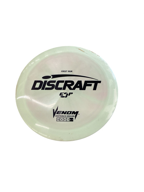 Vist Large View of Product Image Which is Used Discraft ESP VENOM - FIRST RUN Disc Golf Driver Yellow