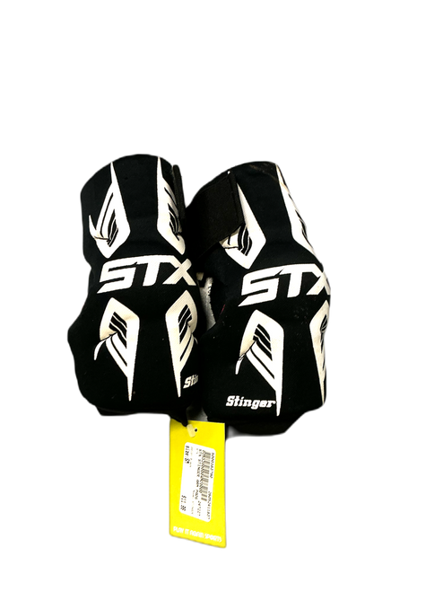 Vist Large View of Product Image Which is Used STX STINGER Lacrosse Arm Pads/Guards Black SM